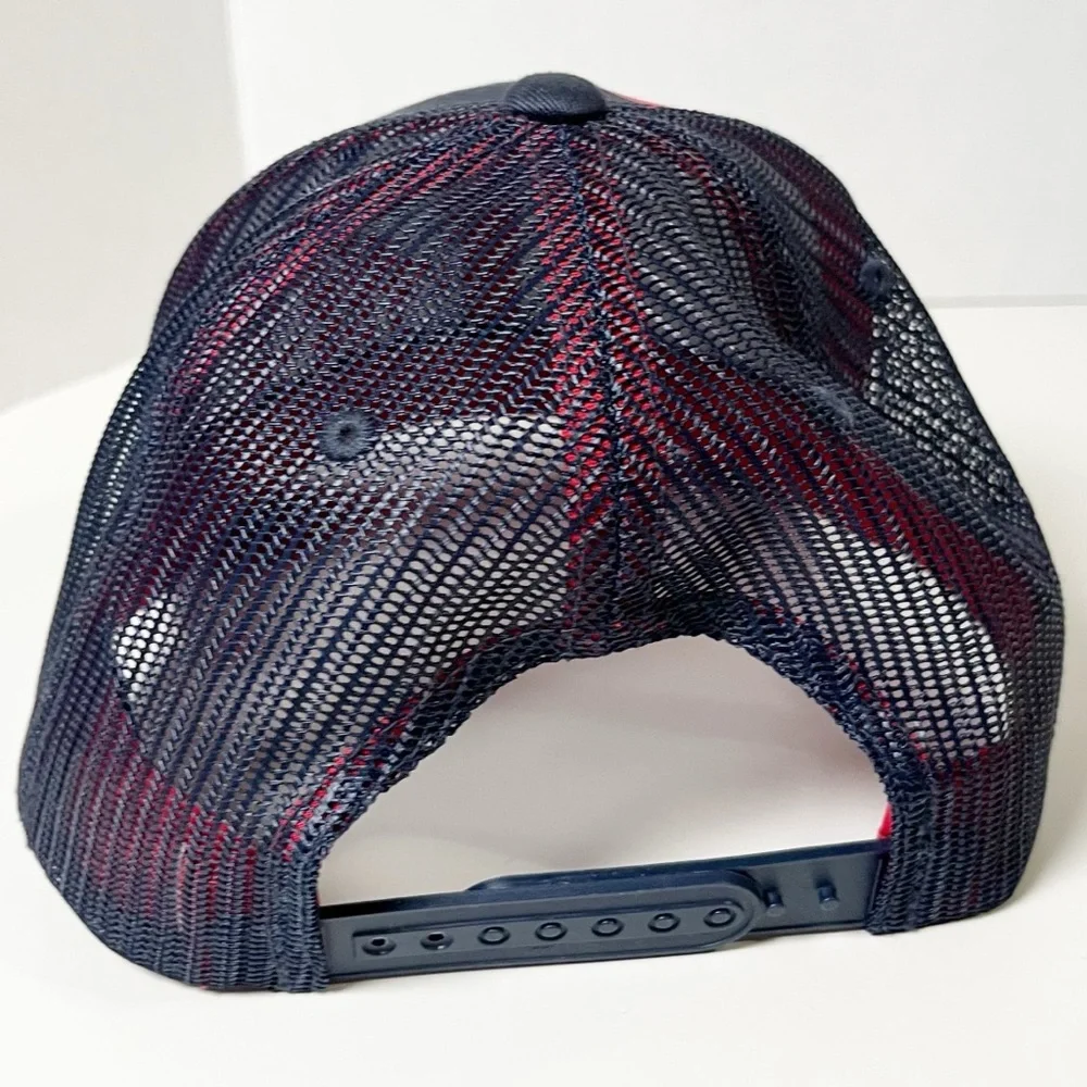 The Classic Phish Red and Blue Trucker’s Cap with Adjustable Snaps - Picture 4 of 9